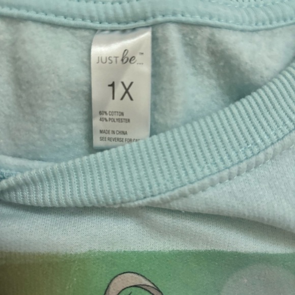 Blue Fairy Sweatshirt Size 1X - Picture 5 of 8